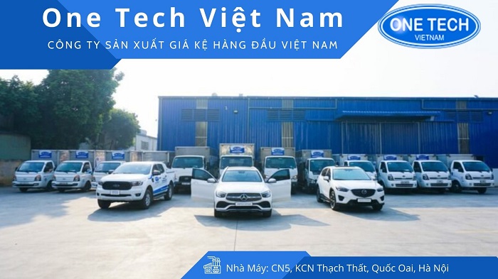 Onetech - đơn vị sản xuất kệ kho hàng Ninh Bình uy tín 