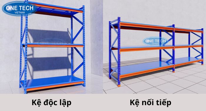 Phân loại kệ trung tair Ninh Bình theo cấu tạo