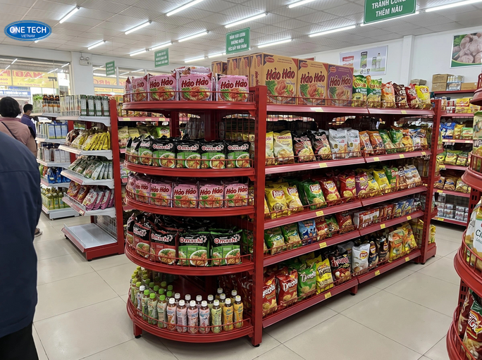 Địa chỉ cung cấp kệ trưng bày bim bim uy tín tại Ninh Bình